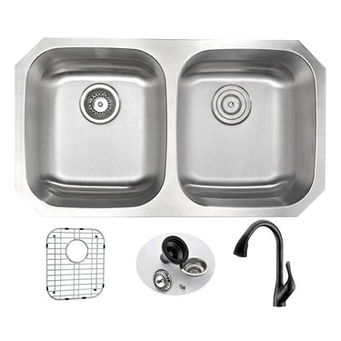 ANZZI MOORE Series KAZ3218-031O Kitchen Sink Kitchen Sink ANZZI
